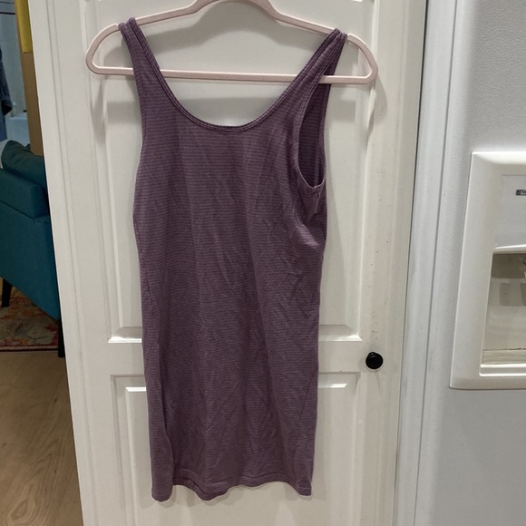 Splendid lavender striped dress medium - Picture 4 of 4